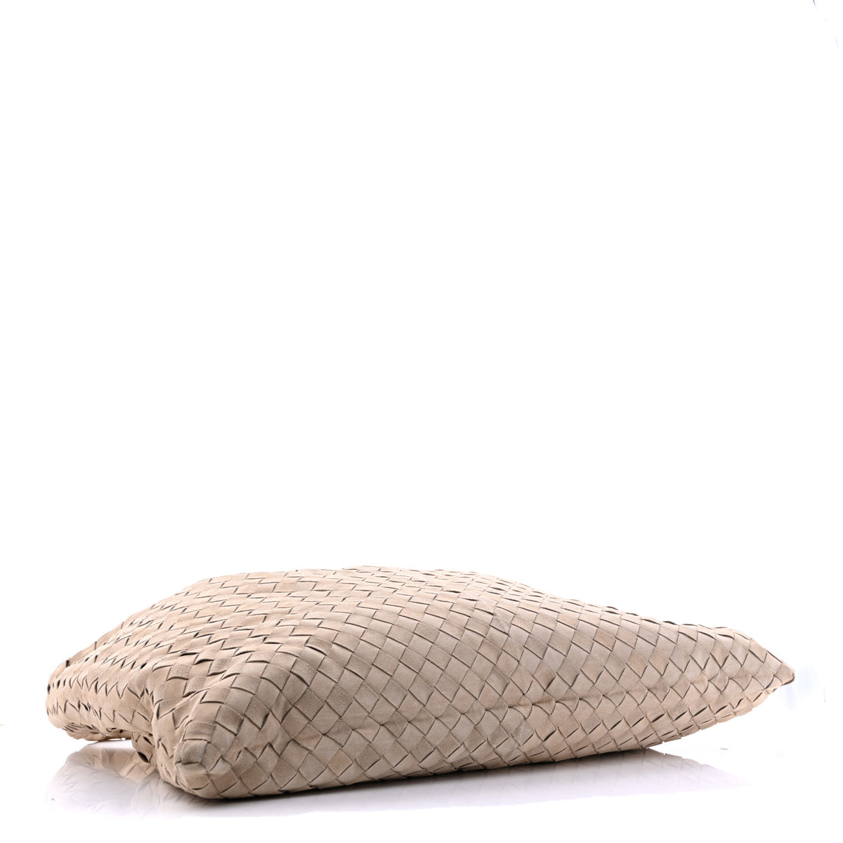 Bottega Veneta Suede Intrecciato Large Hop Ecru 4 of 10