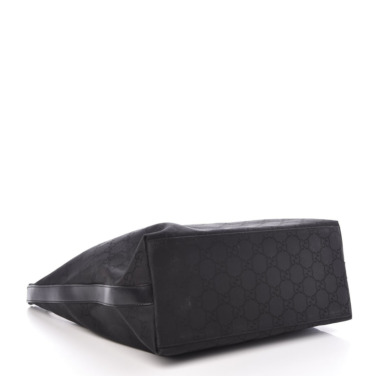 Gucci Nylon Monogram Hobo Black 4 of 8