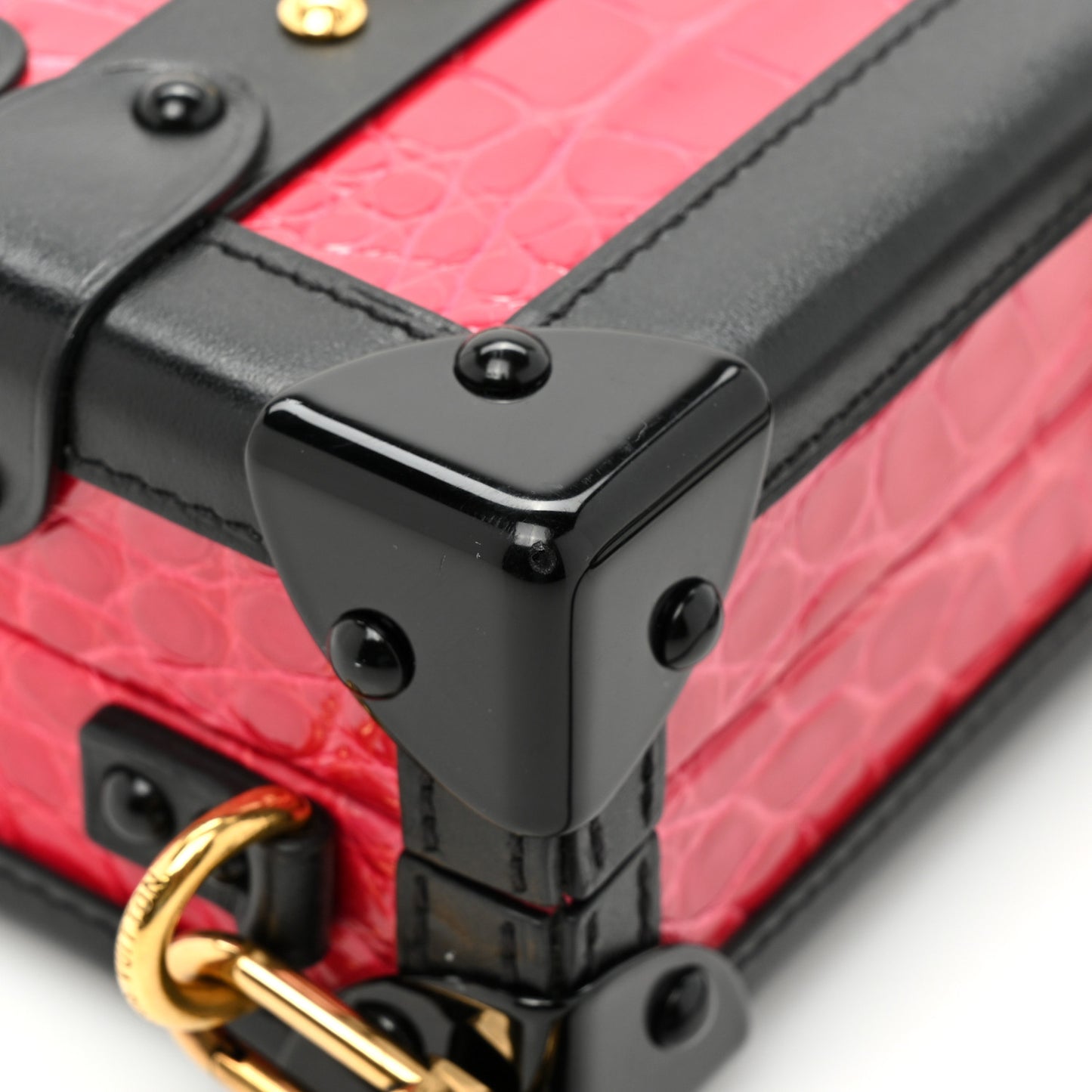 Crocodile Petite Malle Rubis