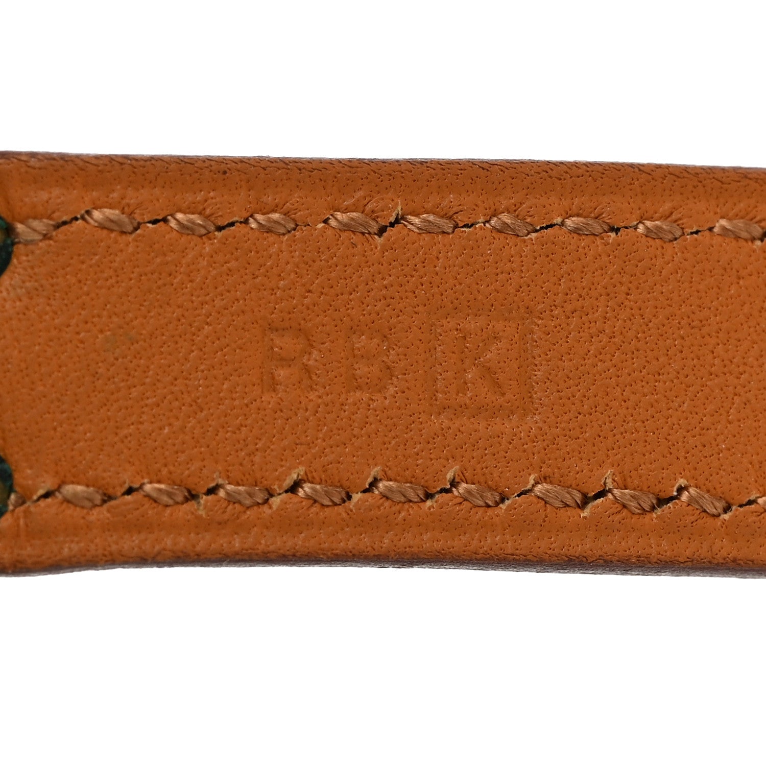 Hermes Barenia Kelly Double Tour Bracelet XS Fauve 6 of 7