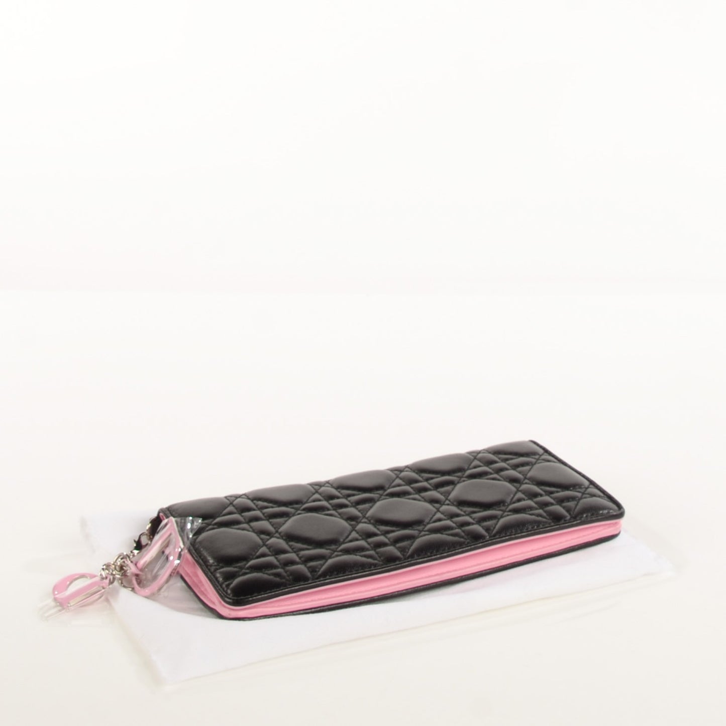 Lambskin Cannage Rendezvous Wallet Black