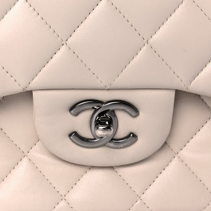 Chanel Lambskin Quilted Jumbo Double Flap Ivory 8 of 15