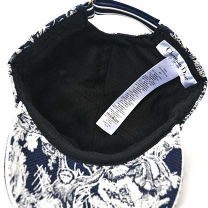 Christian Dior Cotton Embroidered Dioriviera Baseball Cap 57 Blue 7 of 8