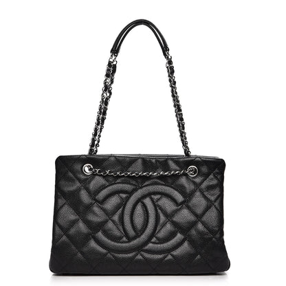 Chanel Caviar CC Timeless Tote Black 1 of 7