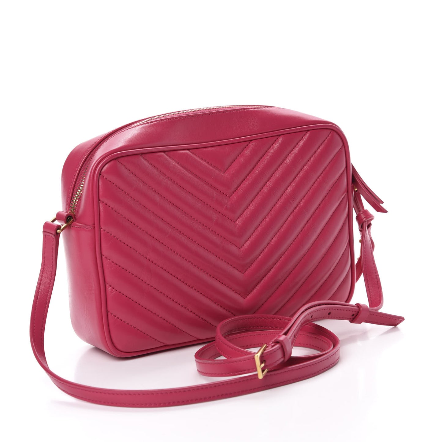 Calfskin Matelasse Monogram Lou Camera Bag Fuxia