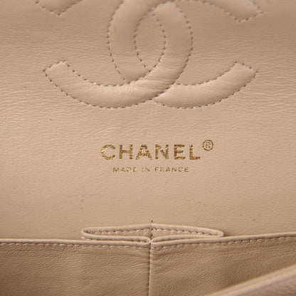 Chanel Caviar Quilted Medium Double Flap Beige Clair 7 of 8