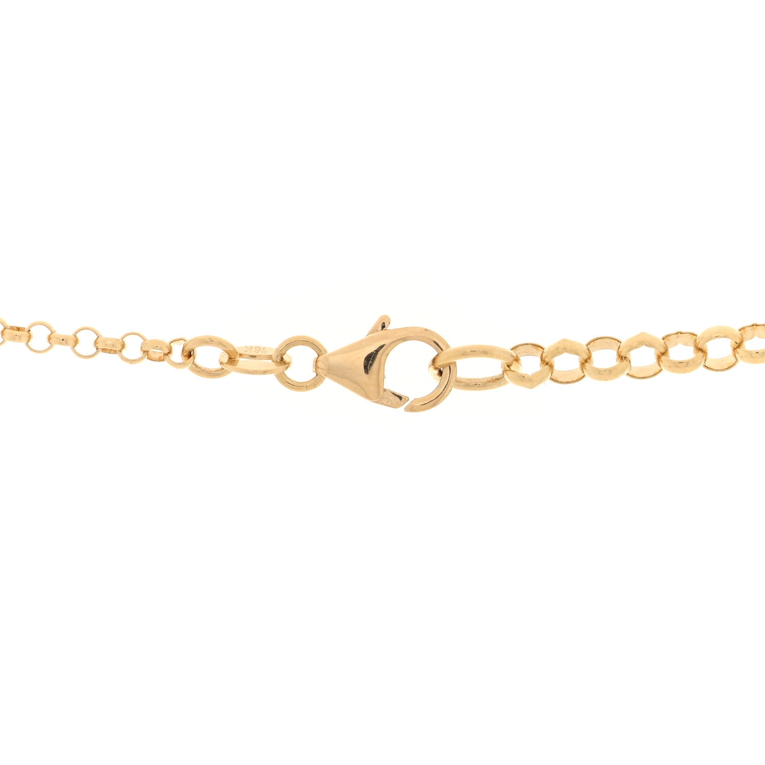 Foundrae 18K Yellow Gold Diamond Violet Spinel Dream Reverie Medallion Mixed Belcher Extended Necklace 5 of 5
