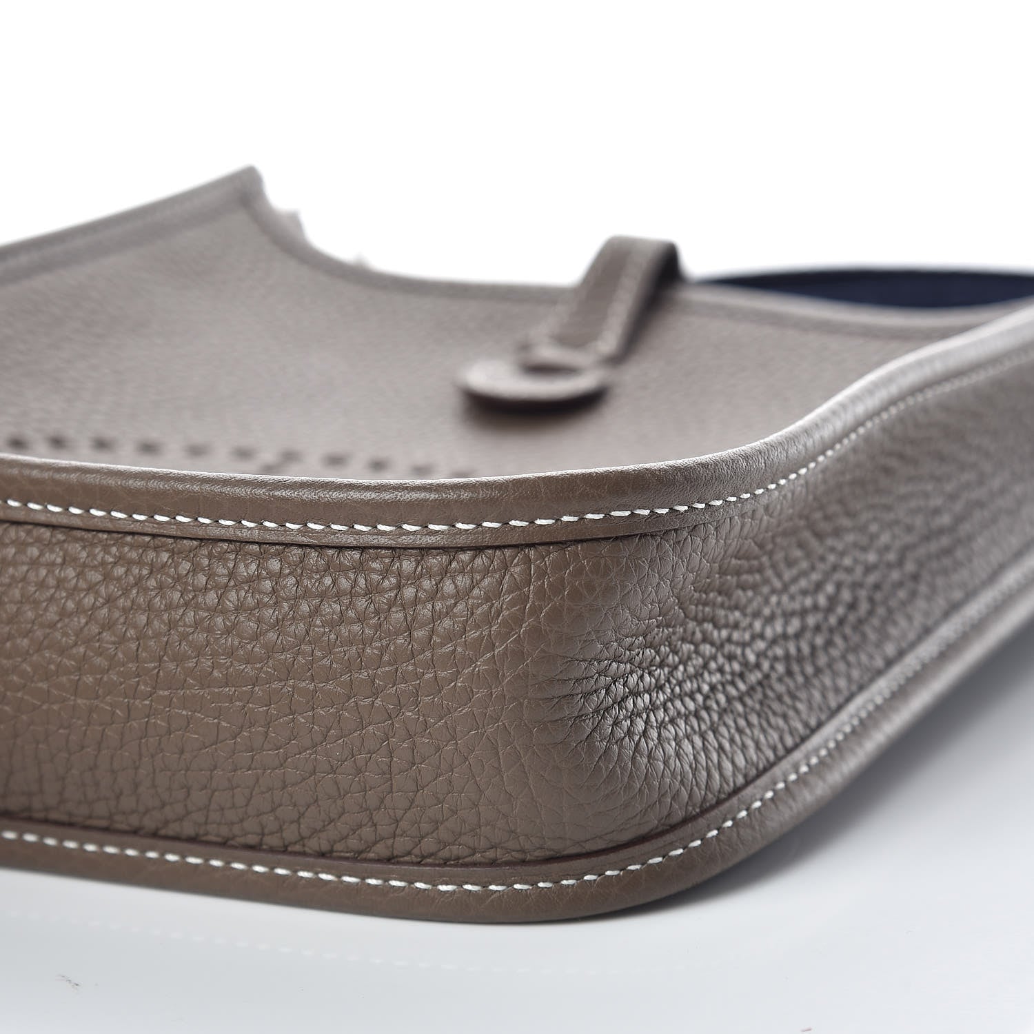 Hermes Taurillon Clemence Amazone Evelyne TPM Etoupe Bleu Indigo 10 of 11