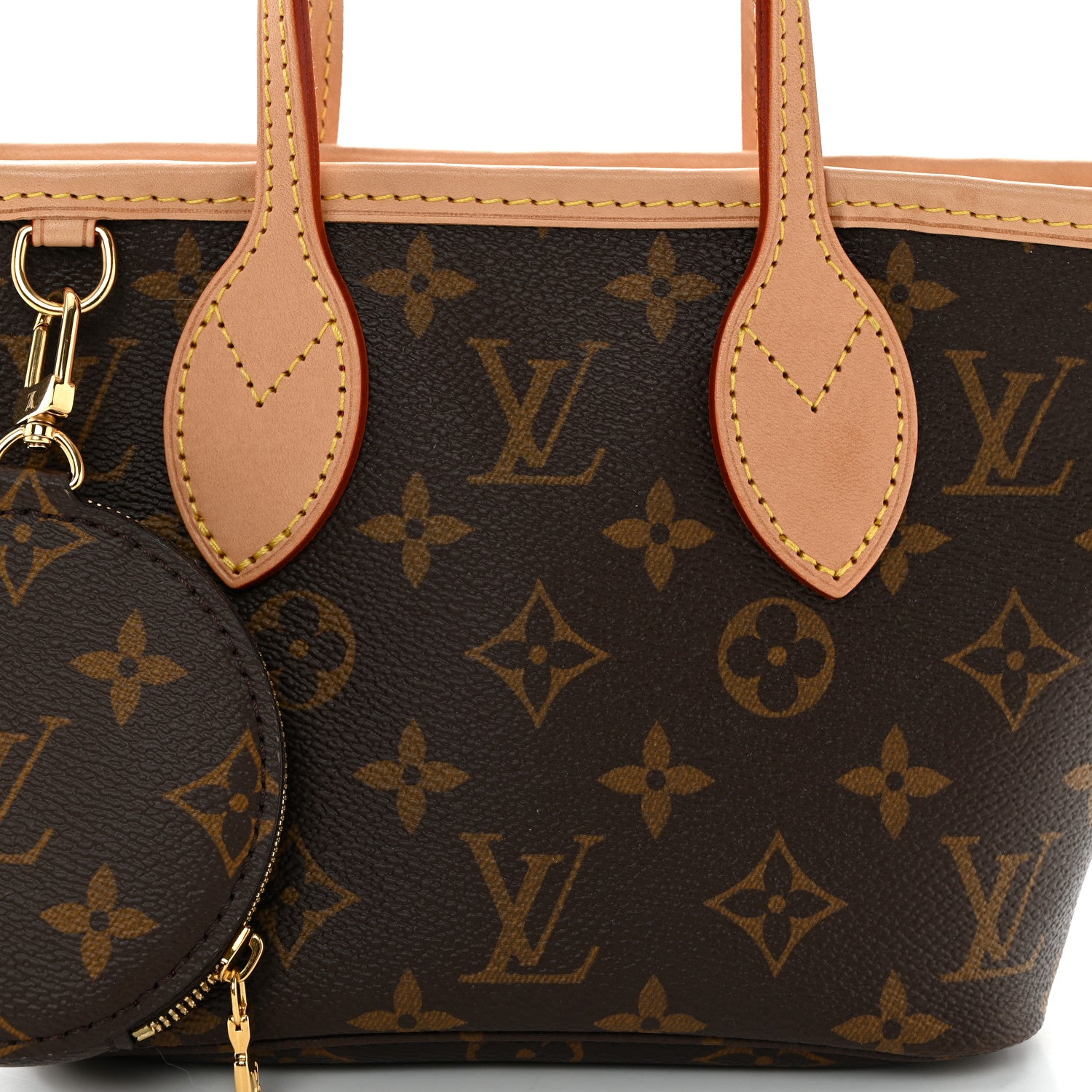 Louis Vuitton Monogram Neverfull BB Pink Peony 7 of 9