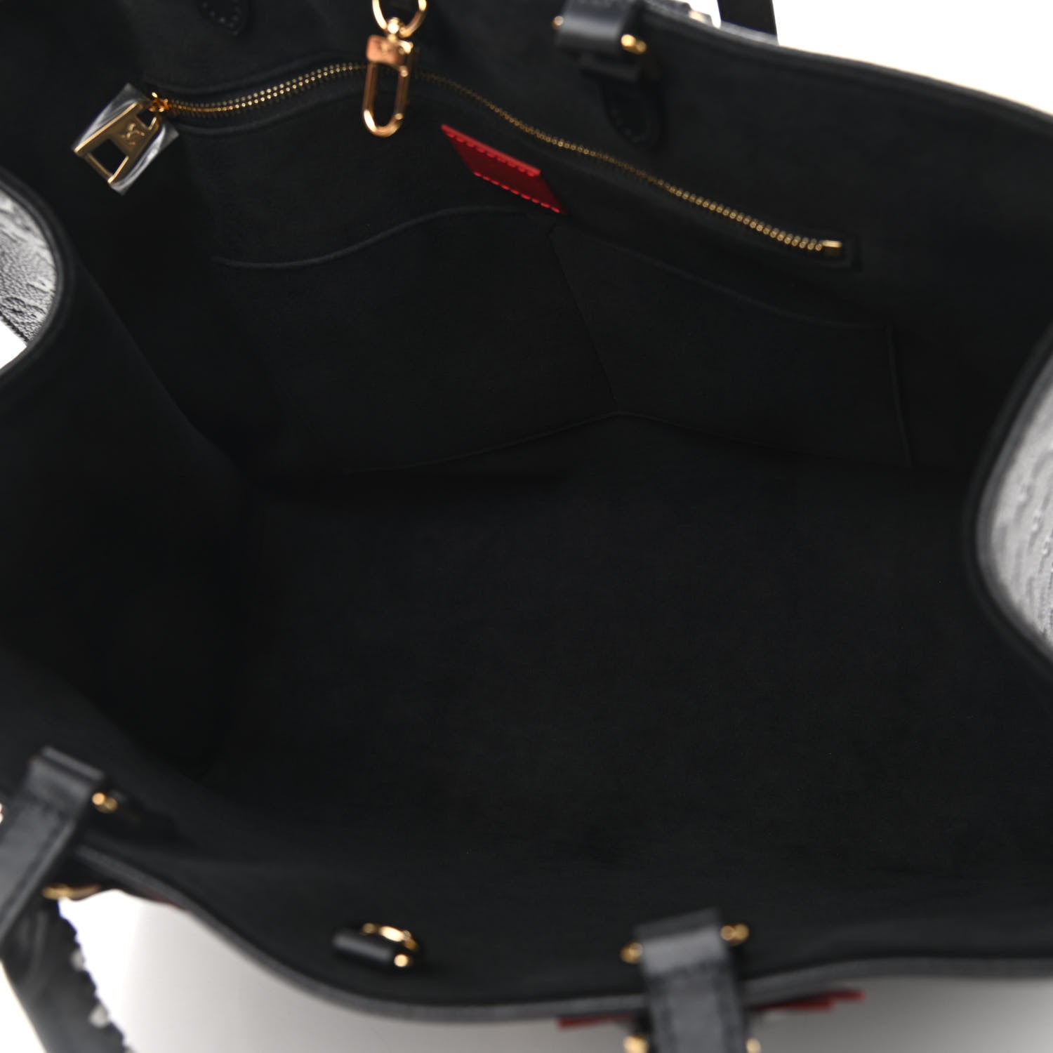 Louis Vuitton Empreinte Monogram Giant Crafty Onthego GM Black Creme 5 of 9