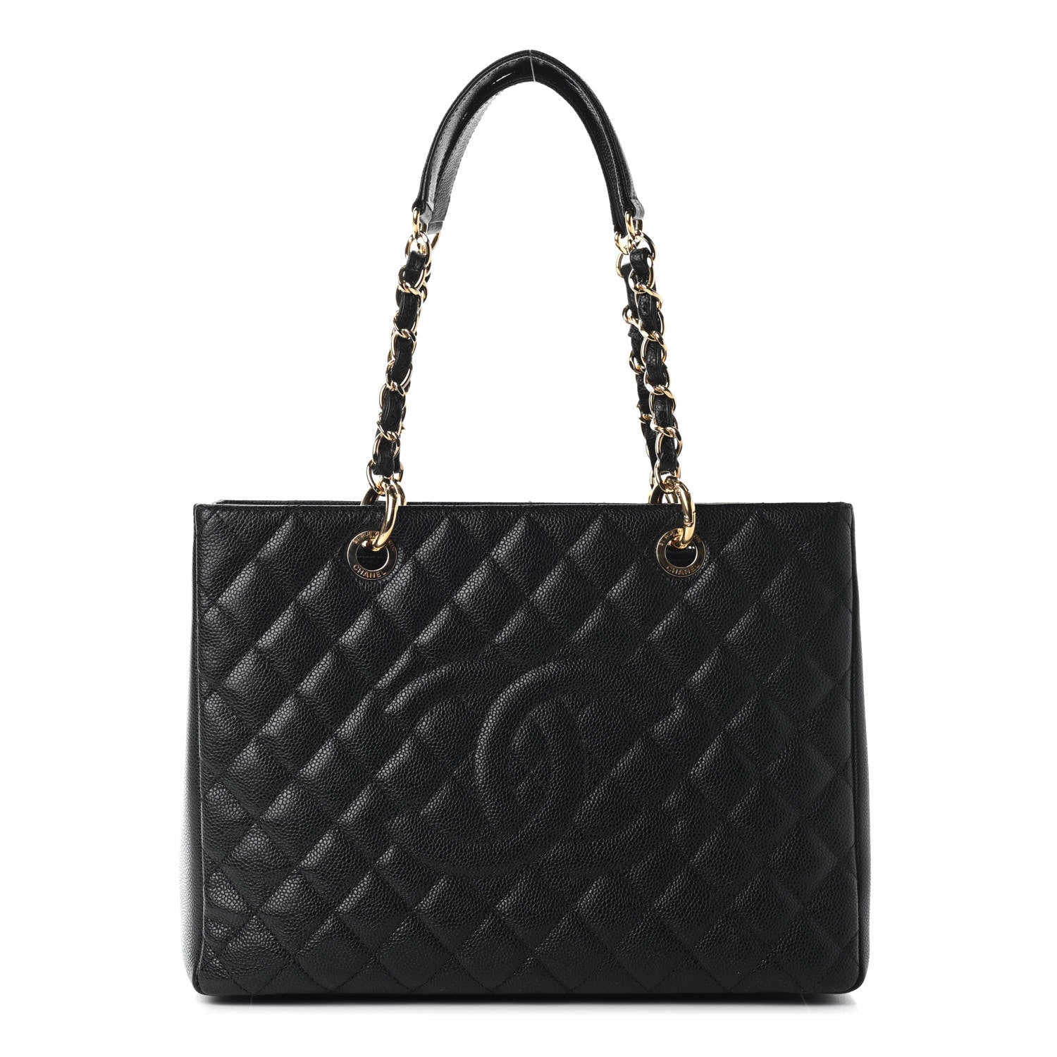 Chanel Caviar Quilted Grand Shopping Tote GST Black 1 of 9