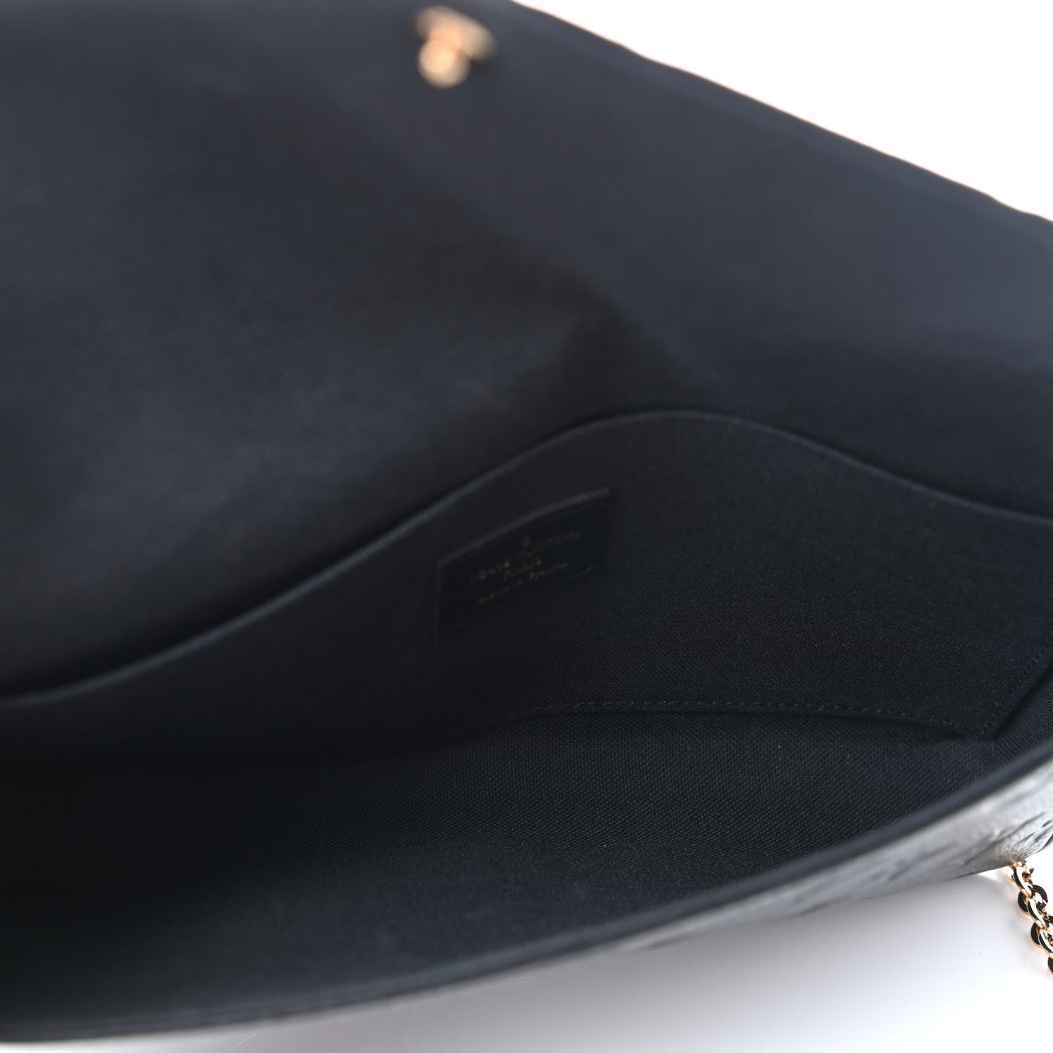 Louis Vuitton Empreinte Pochette Felicie Chain Wallet Black 5 of 9