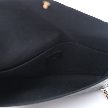 Louis Vuitton Empreinte Pochette Felicie Chain Wallet Black 5 of 9