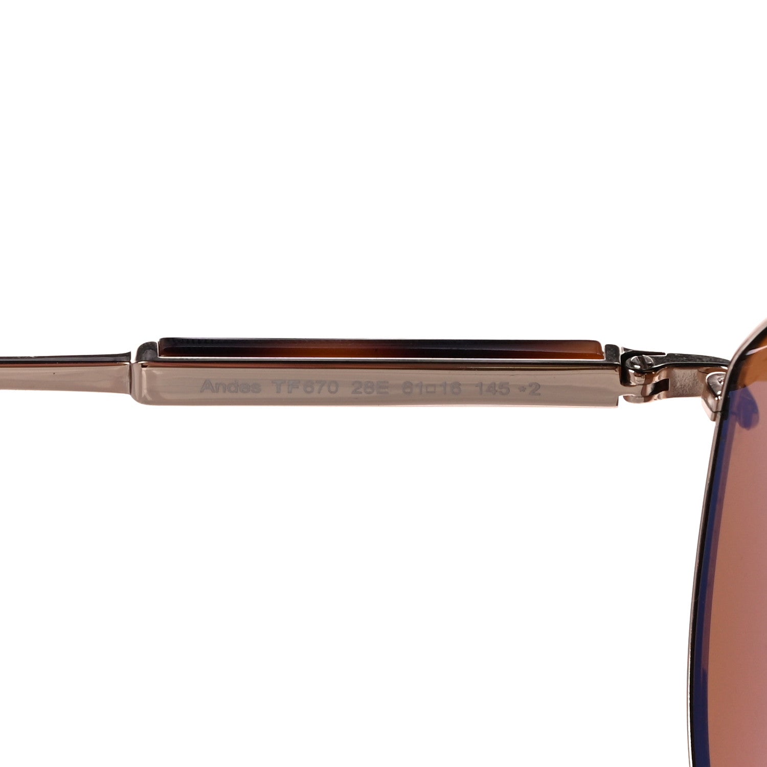 Tom Ford Metal Andes Pilot Sunglasses TF670 Multicolor 5 of 7