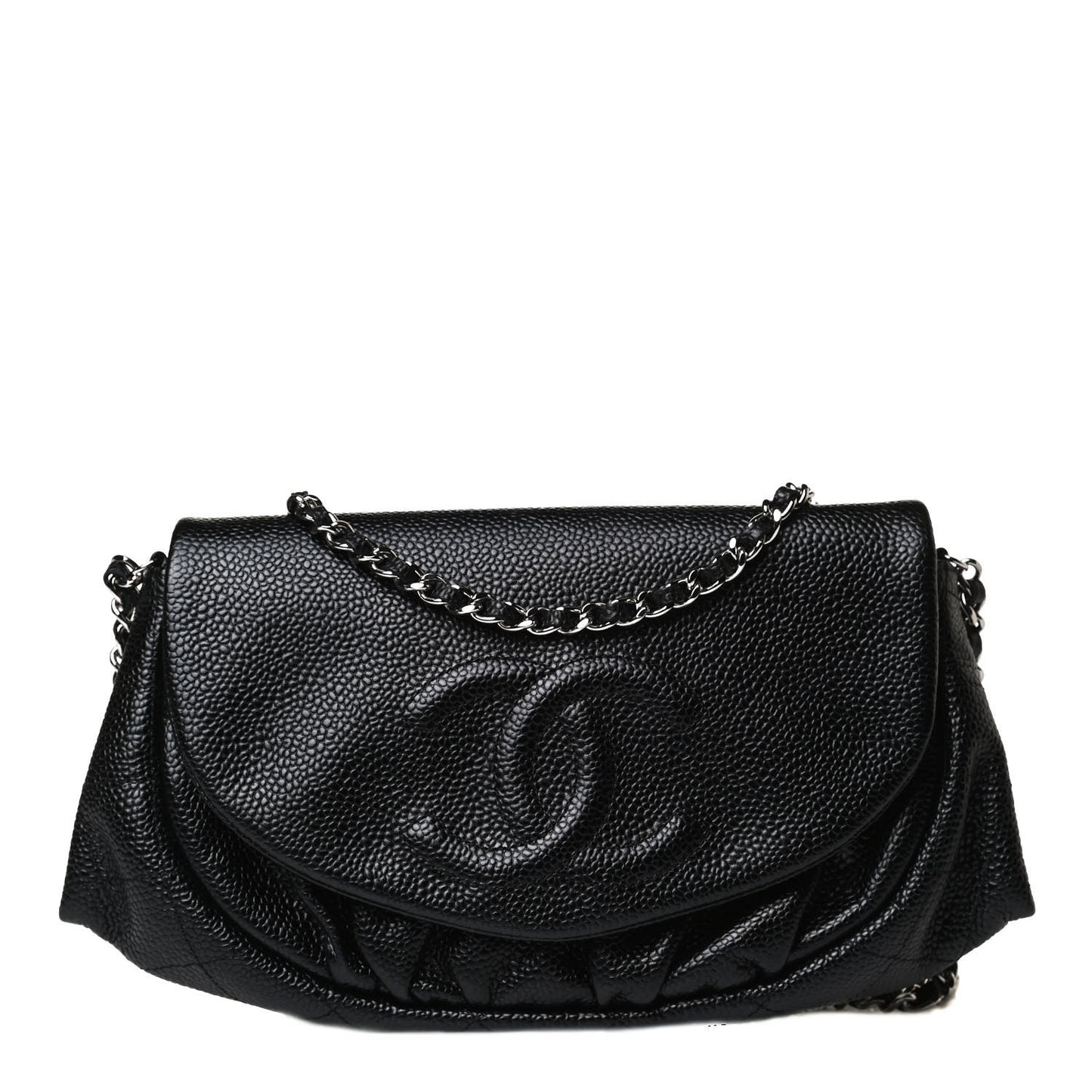 Caviar Half Moon Wallet On Chain WOC Black