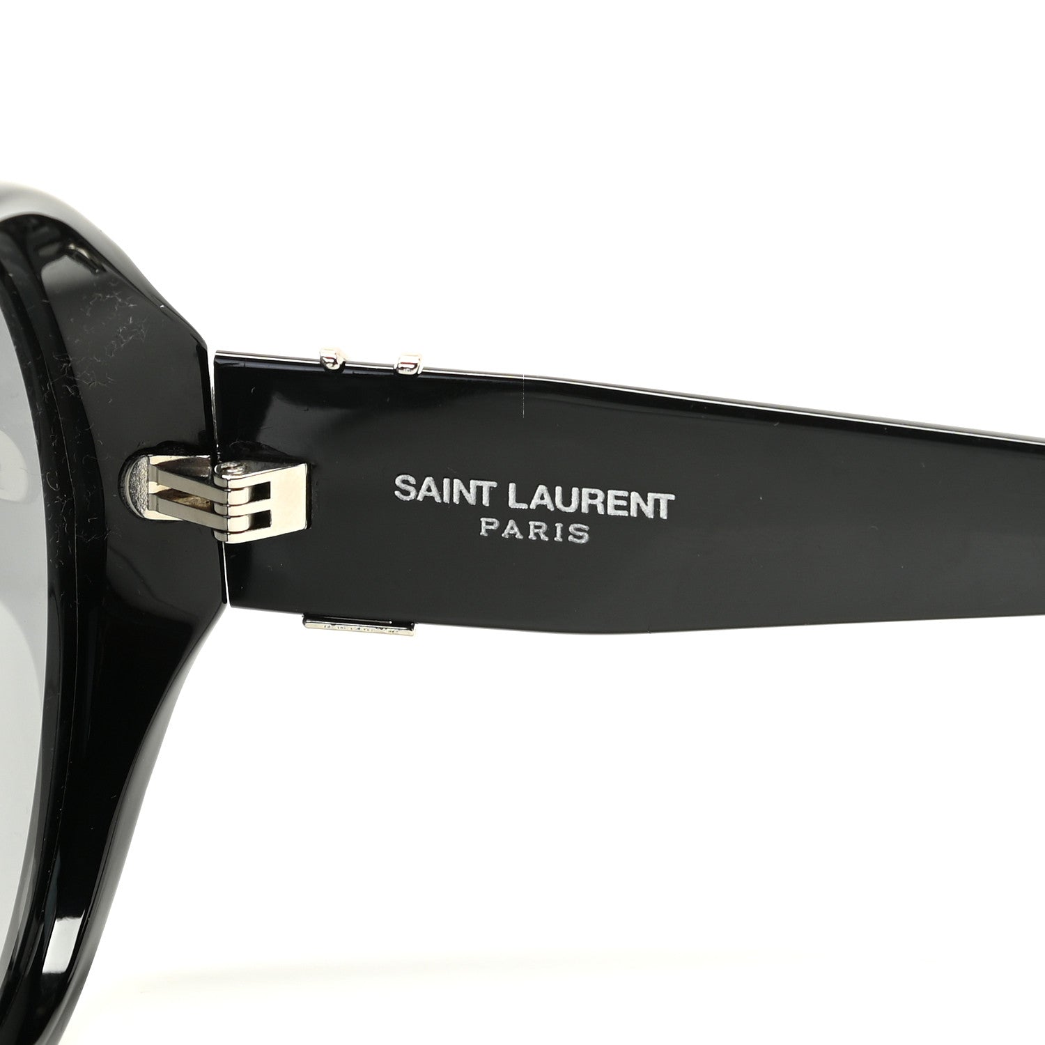 Saint Laurent Round SL M1 Sunglasses Black 4 of 8