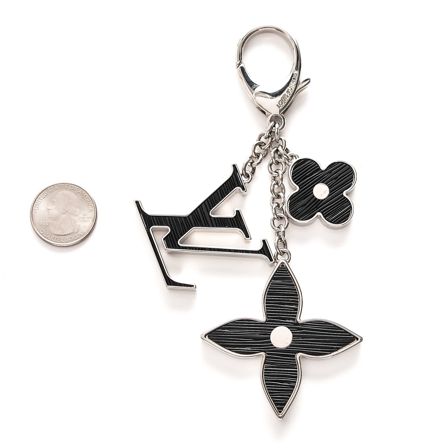 Fleur d'Epi Bag Charm Black