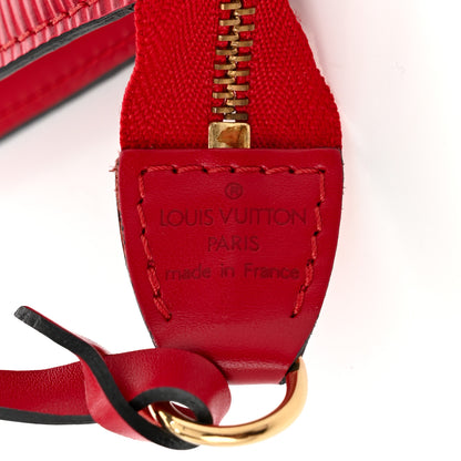 Louis Vuitton Epi Pochette Accessories 24 Castillan Red 6 of 10