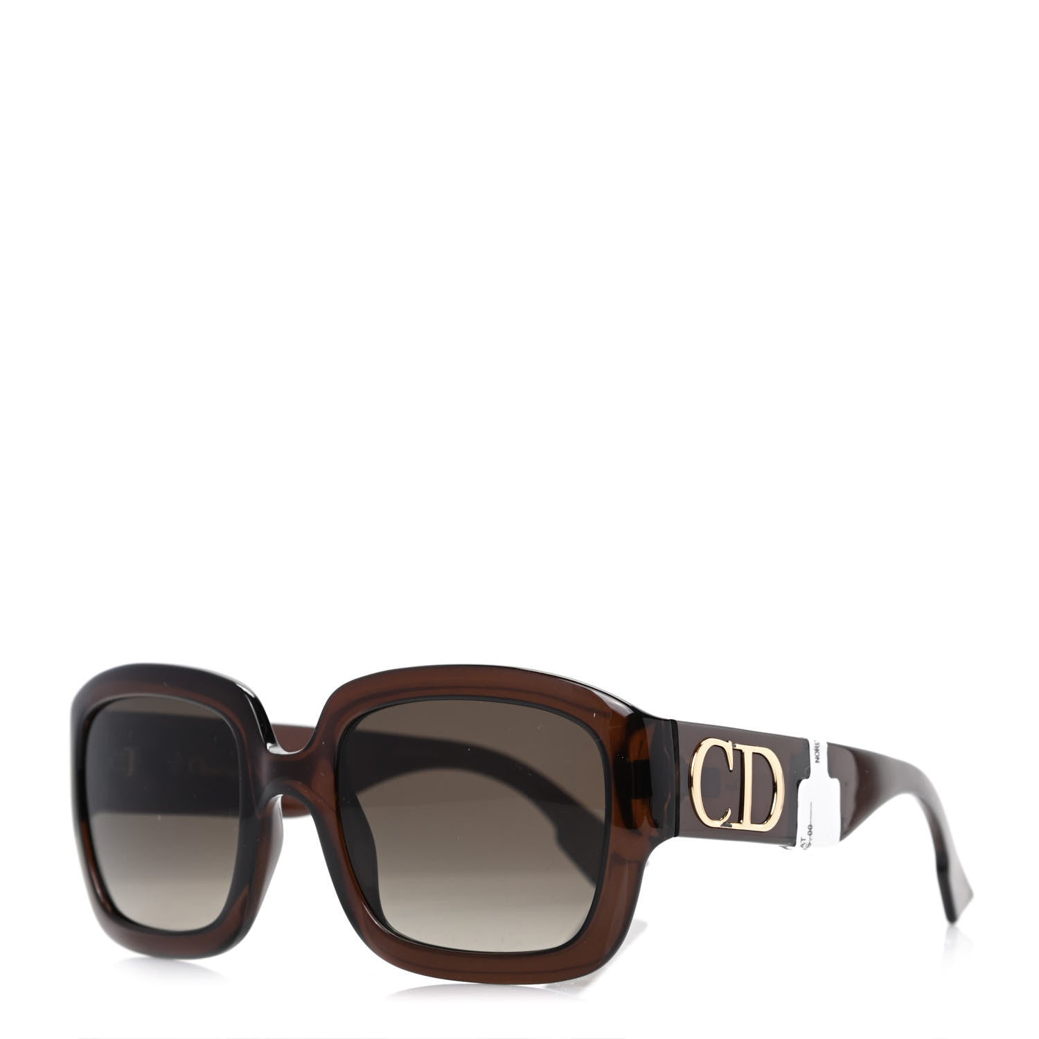 Christian Dior Acetate DDior Square Sunglasses Brown 1 of 6