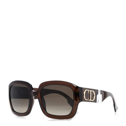 Christian Dior Acetate DDior Square Sunglasses Brown 1 of 6