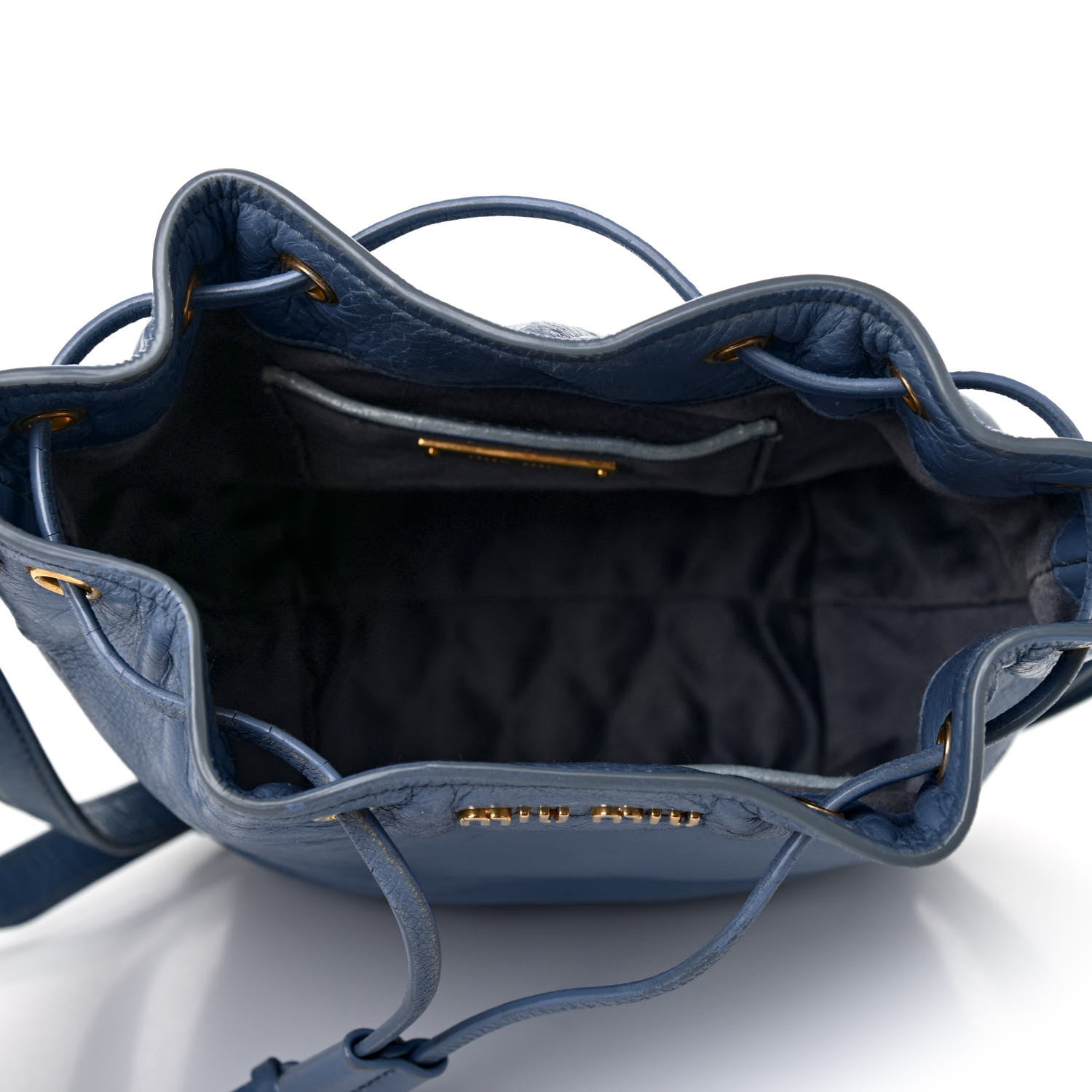 Miu Miu Vitello Shine Bucket Bag 4 of 4