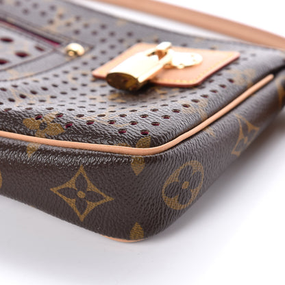 Louis Vuitton Monogram Perforated Pochette Accessories Bag Fuchsia 9 of 9