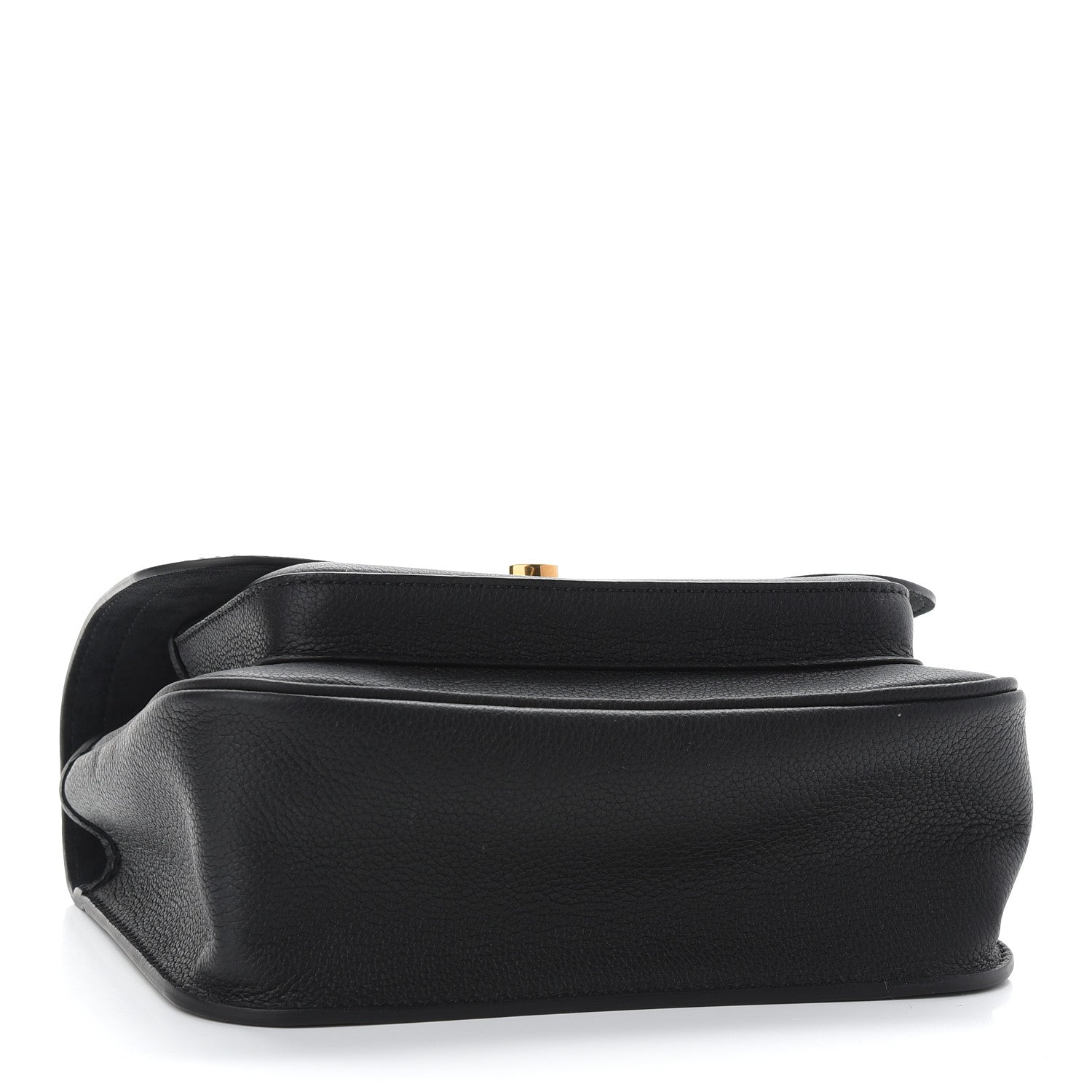 Louis Vuitton Grained Calfskin Lockme Chain Bag Black 4 of 8