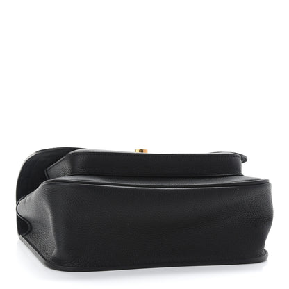 Louis Vuitton Grained Calfskin Lockme Chain Bag Black 4 of 8