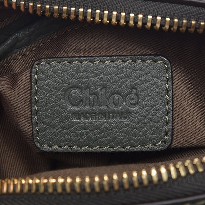 Chloe Calfskin Medium Marcie Satchel Midnight Green 7 of 10