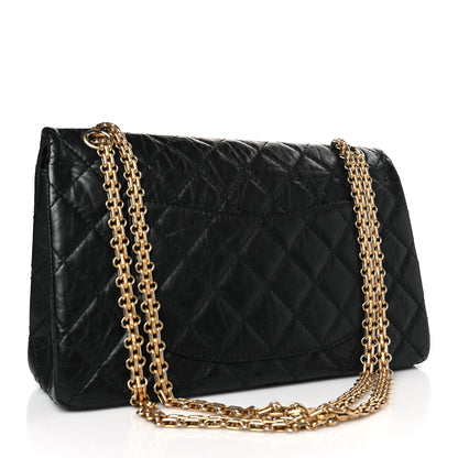 Chanel Aged Calfskin Quilted 2.55 Reissue 226 Flap Black 3 of 10