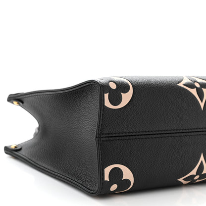 Louis Vuitton Empreinte Monogram Giant Onthego PM Black Beige 8 of 9