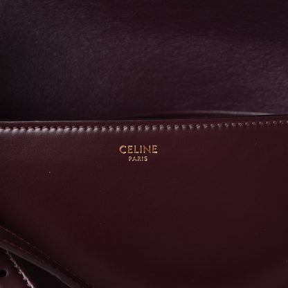 Celine Satinated Calfskin Medium Crecy Bag Burgundy 5 of 10