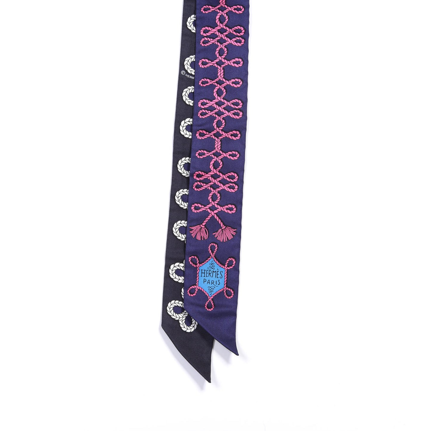 Silk Galons Et Brandebourg Twilly Indigo Rouge Vif Marine