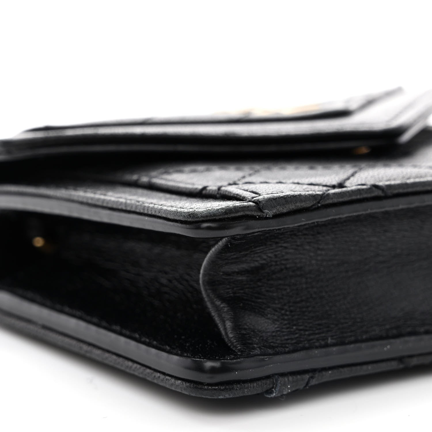 Saint Laurent Lambskin Quilted Micro Gaby Bag Black 9 of 10