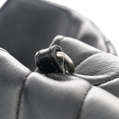 Saint Laurent Calfskin Y Quilted Monogram Toy Loulou Crossbody Bag Black 12 of 15