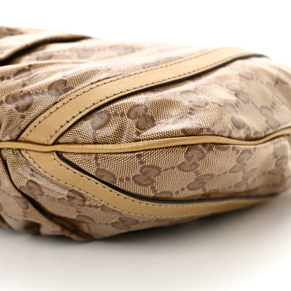 Gucci Crystal Monogram Small D Gold Ring Messenger Gold 10 of 13