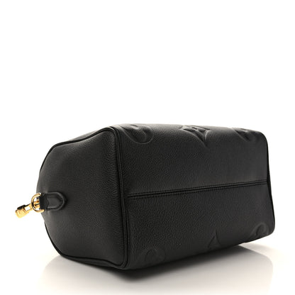Louis Vuitton Empreinte Monogram Giant Speedy Bandouliere 25 Black 4 of 8
