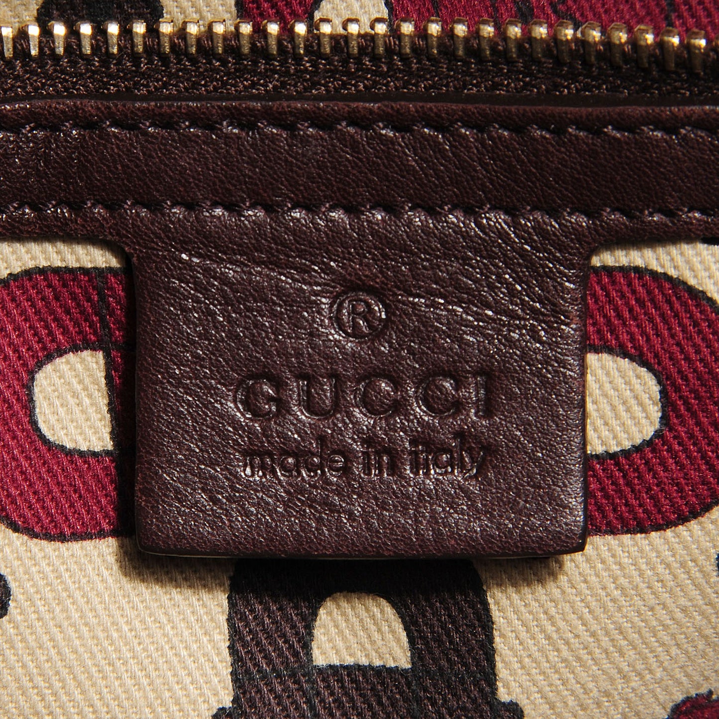 Guccissima Small Pelham Shoulder Bag Chocolate
