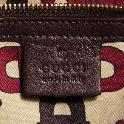 Gucci Guccissima Small Pelham Shoulder Bag Chocolate 6 of 7