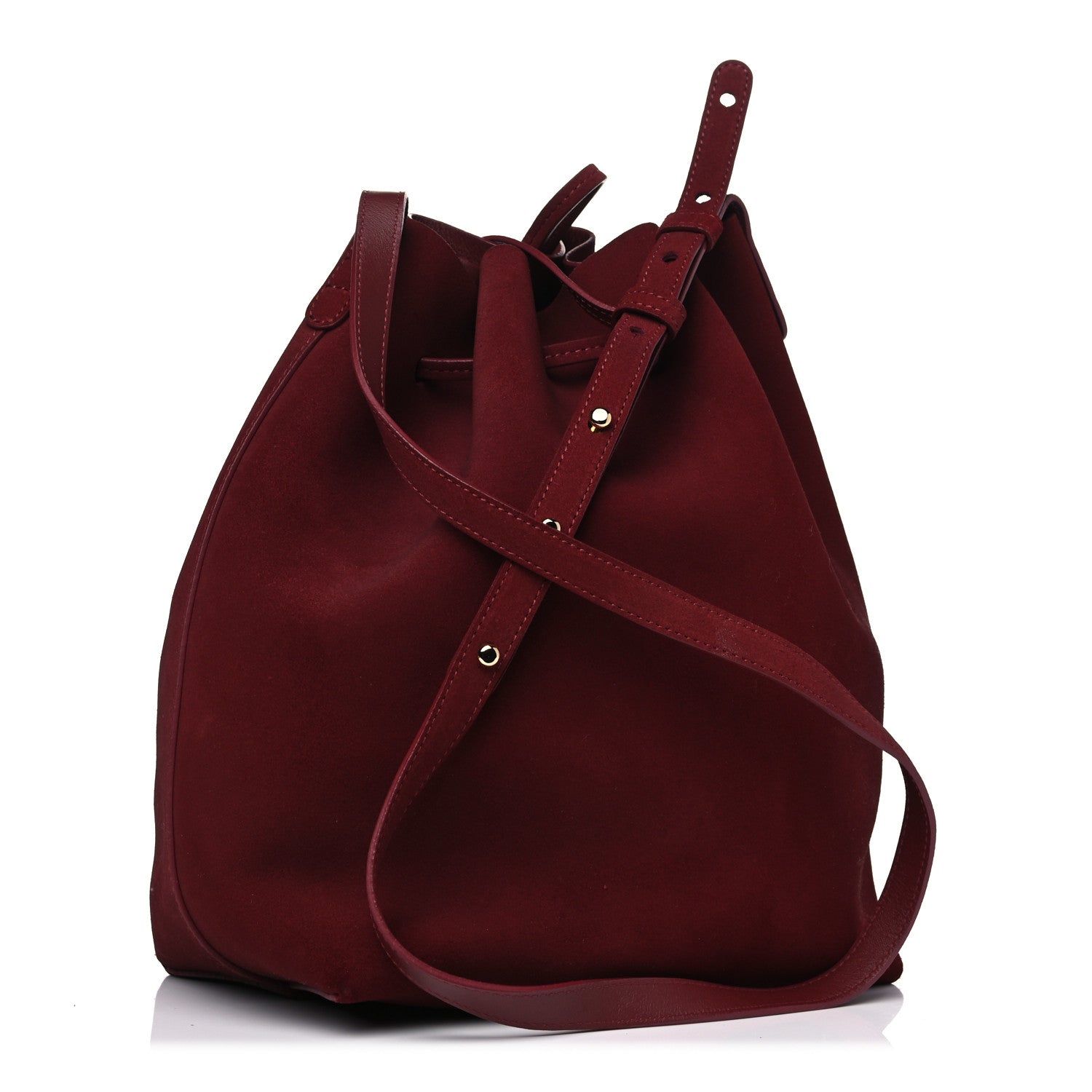 Mansur Gavriel Suede Mini Bucket Bag Rococo 2 of 11