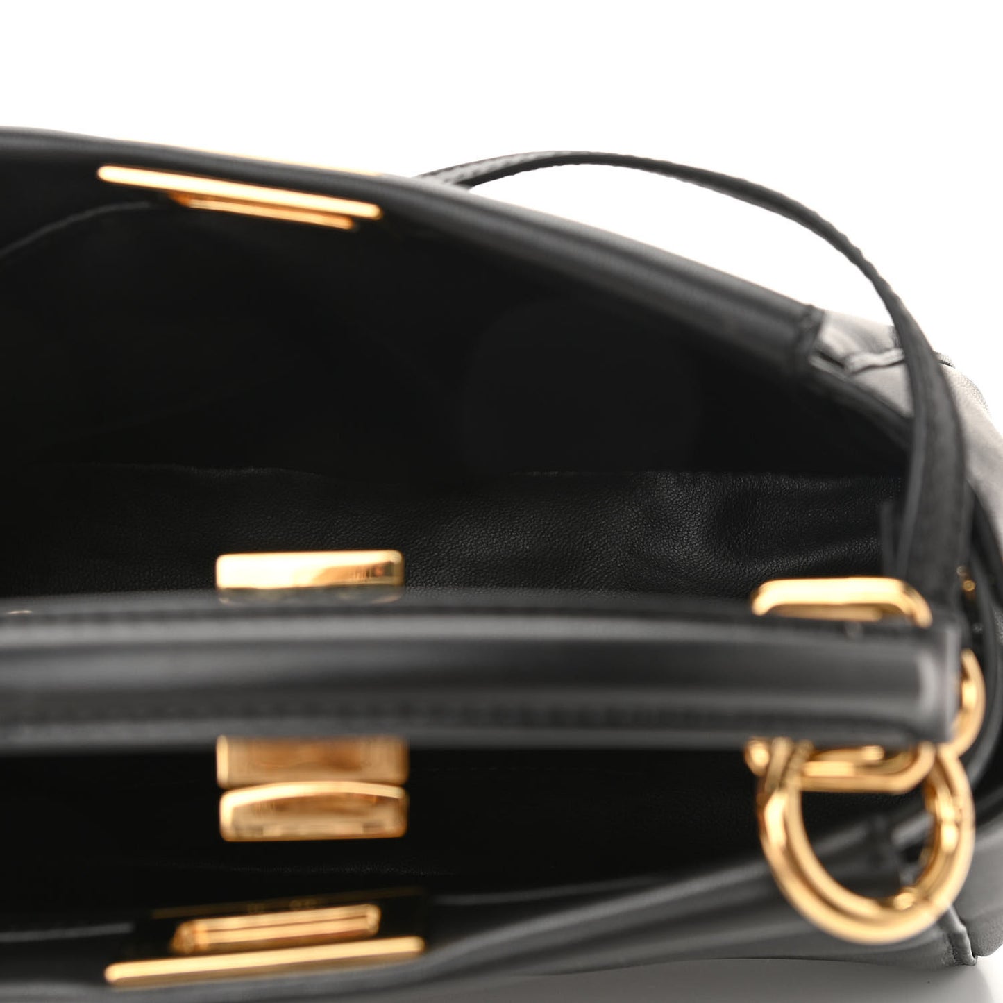 Nappa Mini Peekaboo Iconic Satchel Black