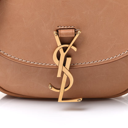 Saint Laurent Smooth Vintage Calfskin Small Kaia Satchel Brown Gold 7 of 11