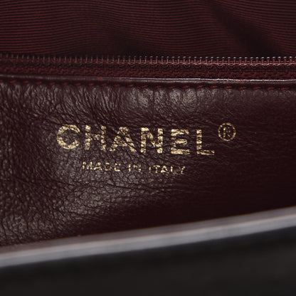 Chanel Metallic Aged Calfskin Accordion Reissue 2.55 Flap Dark Silver 8 of 9