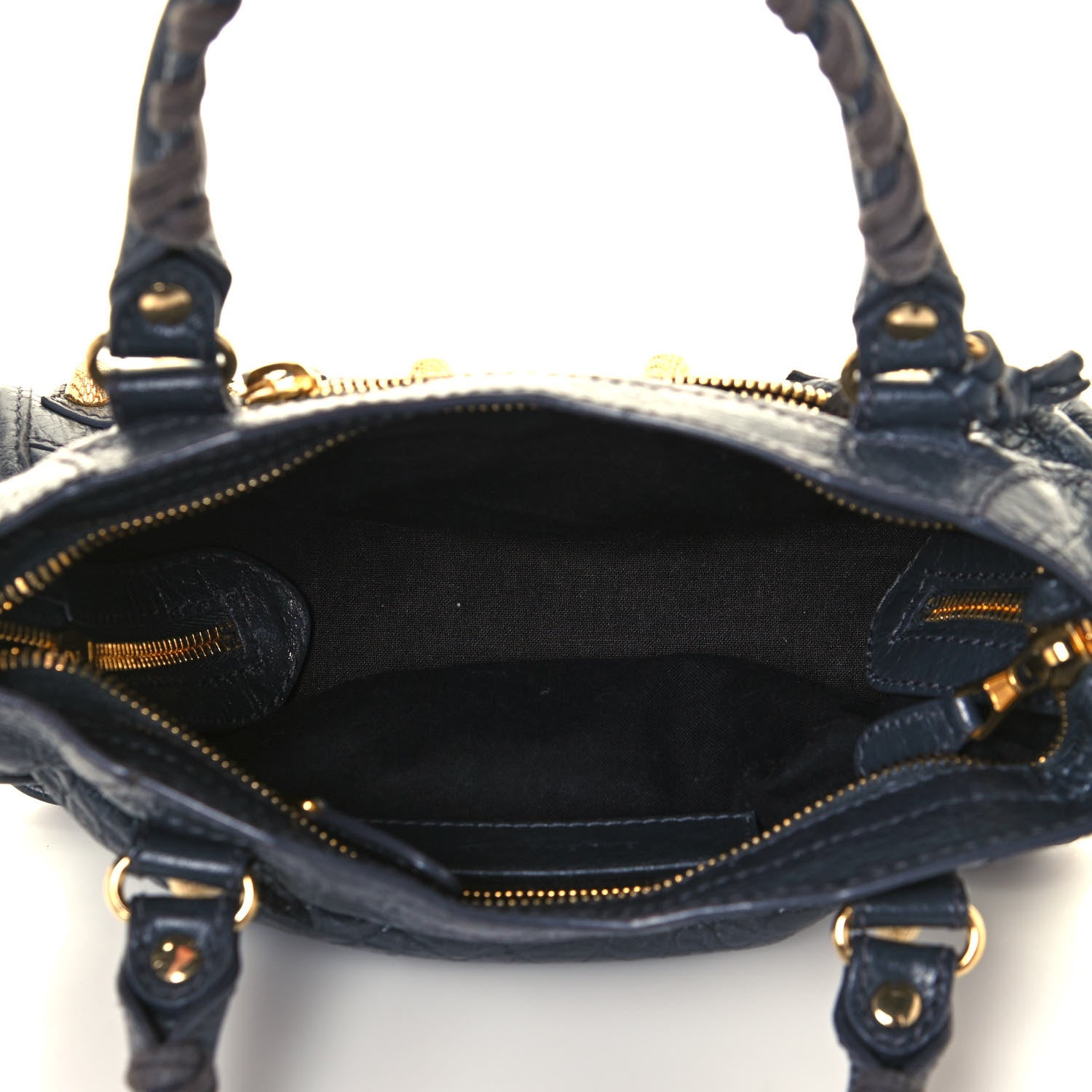 Balenciaga Agneau Giant 12 Gold Hardware Mini City Gris Fossile 4 of 11