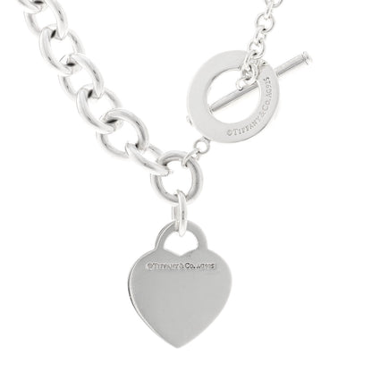 Tiffany Sterling Silver Return to Tiffany Heart Tag Toggle Necklace 4 of 4