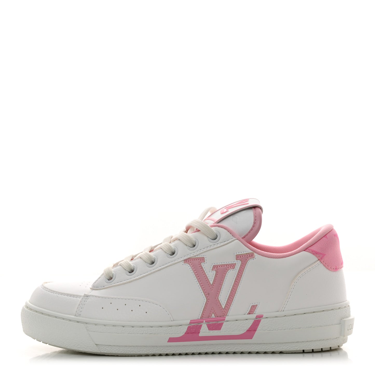 Calfskin Charlie Sneaker 37 White Rose Clair