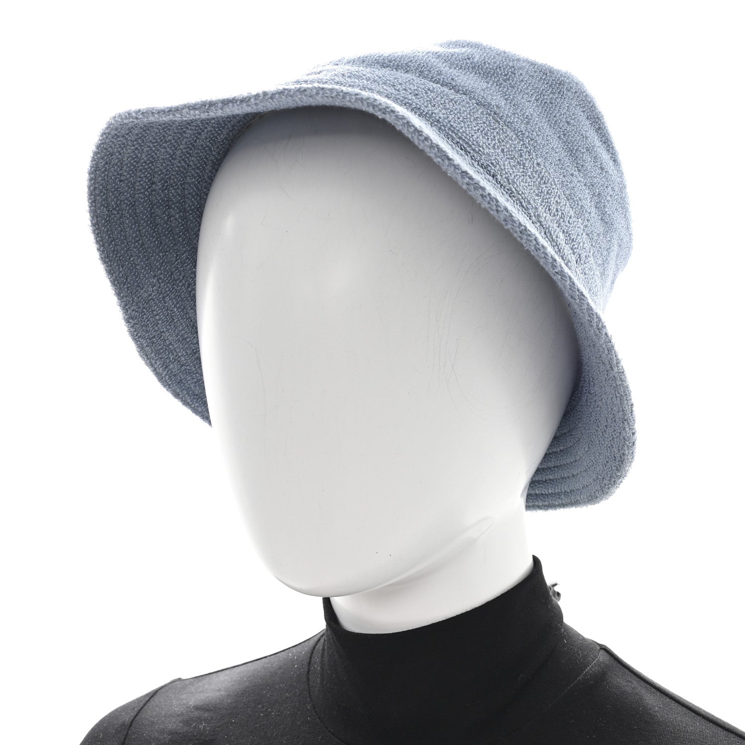 Hermes Terry Cloth Bucket Hat 57 Blue 1839410 – FASHIONPHILE