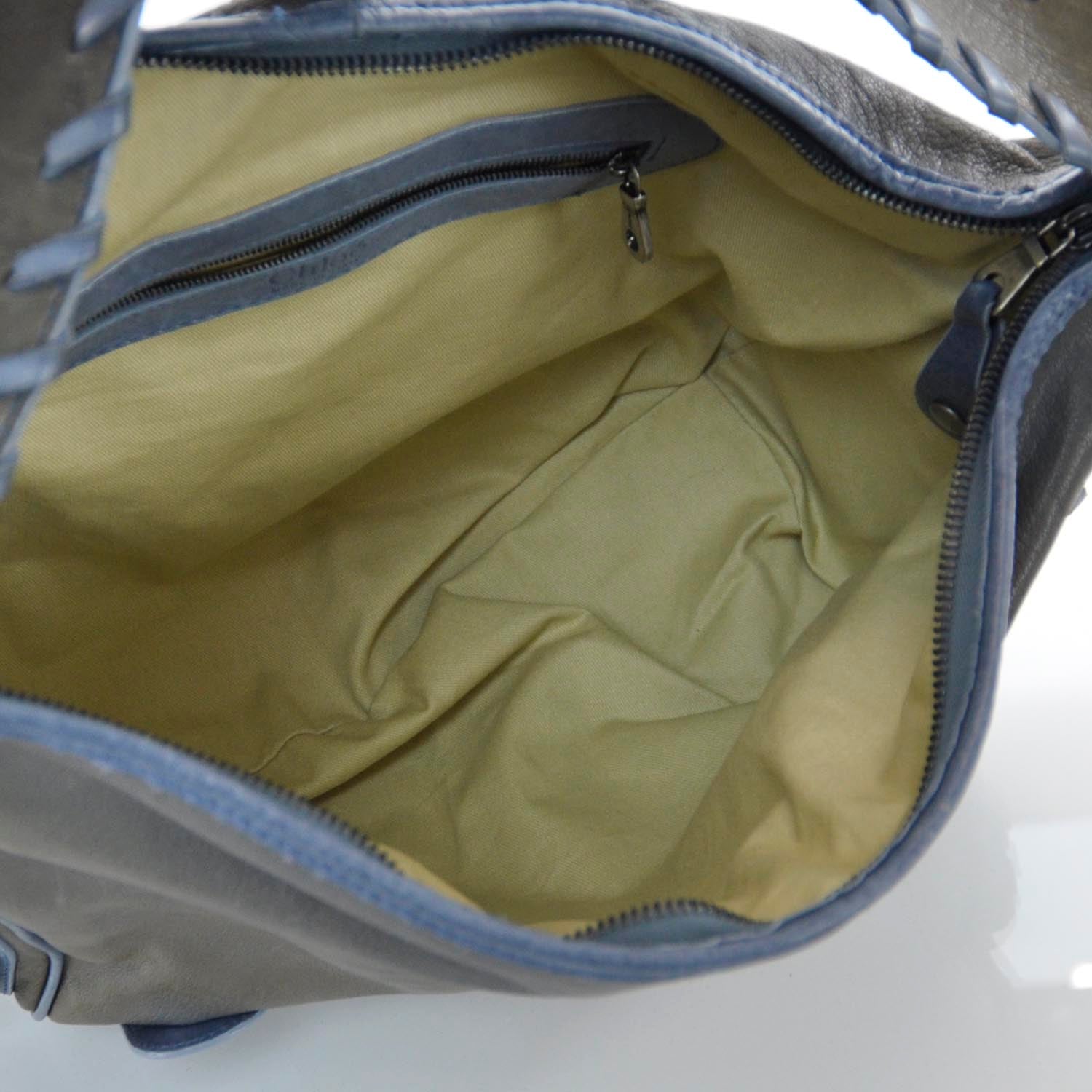 Chloe Calfskin Silverado Hobo Grey Jeans Moyen 7 of 9