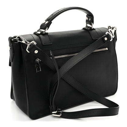 Proenza Schouler Soft Grainy Calfskin Medium PS1 Satchel Black 3 of 9
