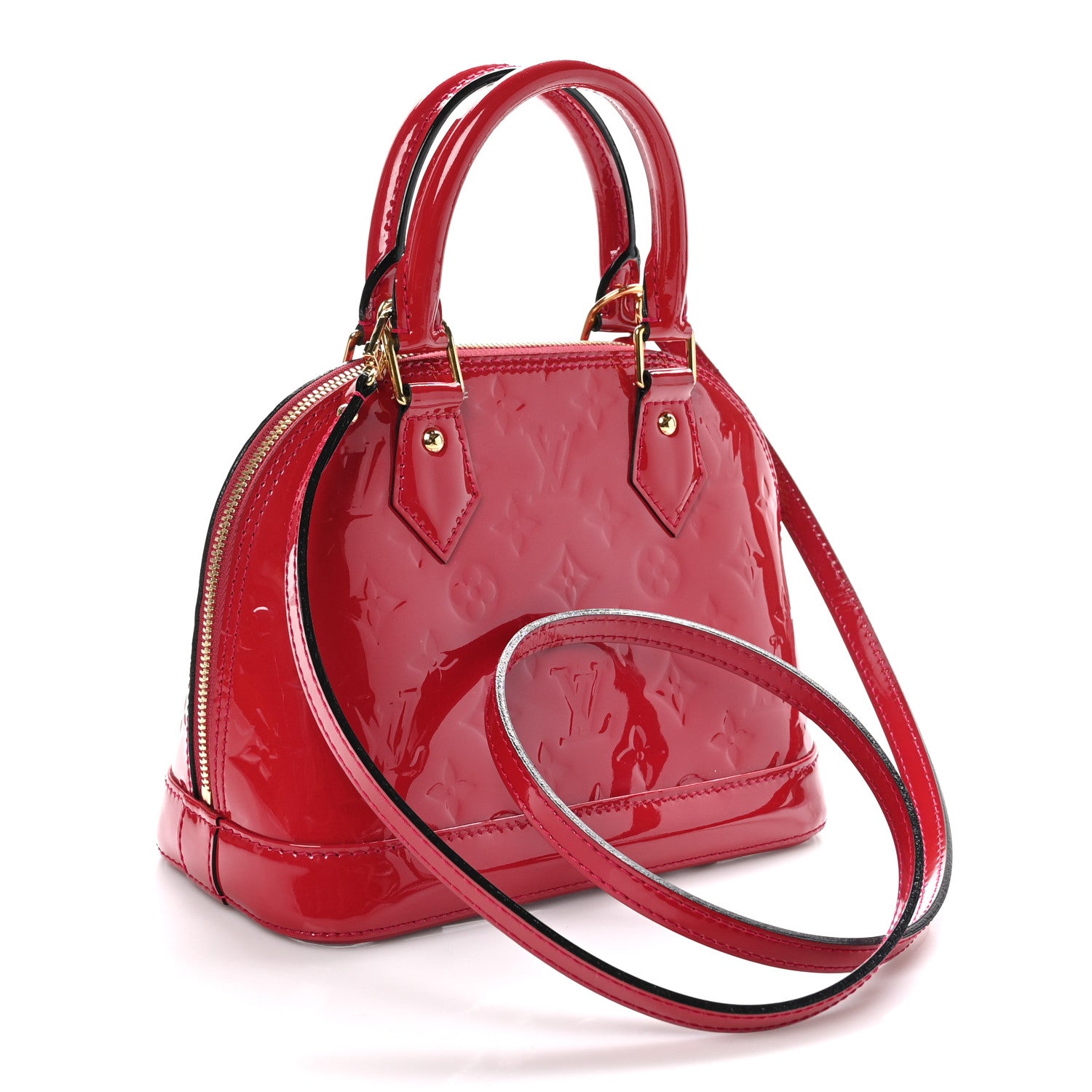 Louis Vuitton Vernis Alma BB Rose Indien 3 of 9